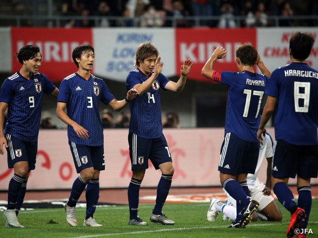 SAMURAI BLUE records consecutive victories as they defeat Panama 3-0 at KIRIN CHALLENGE CUP 2018【10/12＠Niigata vs Panama】