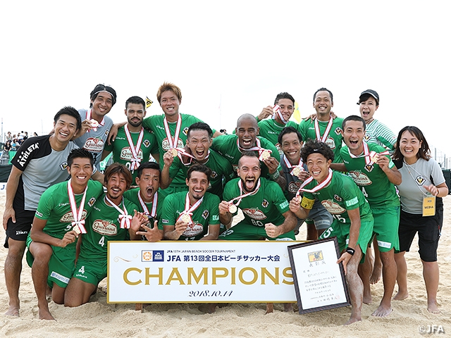 Tokyo V wins back-to-back titles at JFA 13th Japan Beach Soccer Tournament