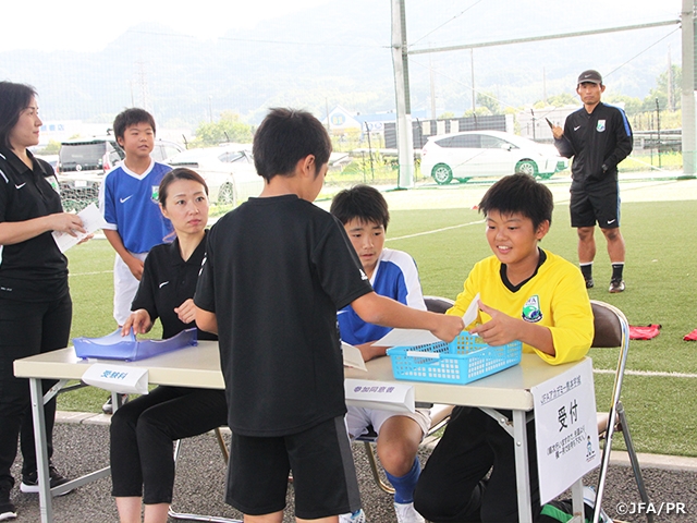 アカデミー熊本宇城　U-13（10期生）が11期生選考試験のサポート　～JFAアカデミー熊本宇城 スタッフ通信Vol.3