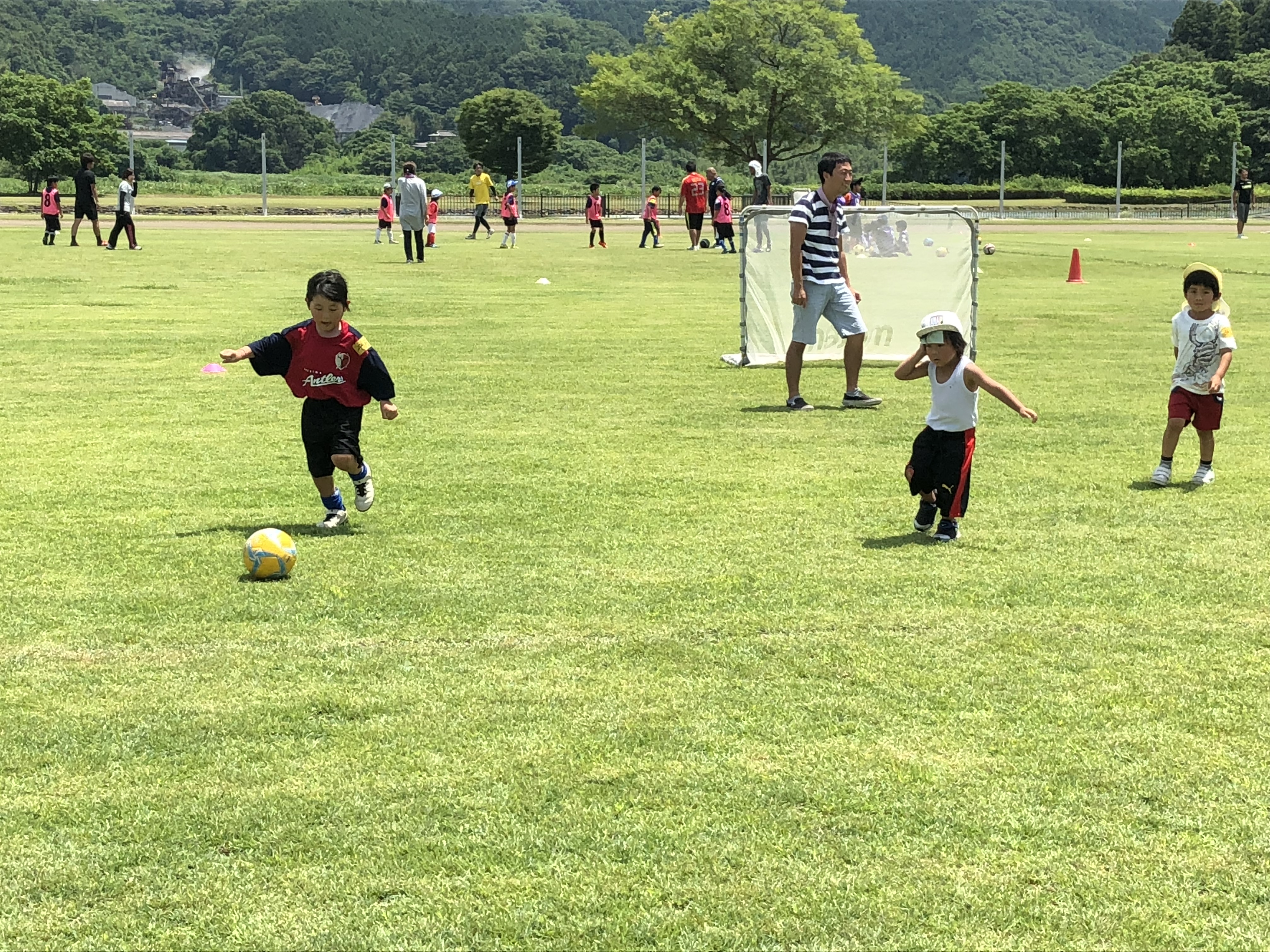 JFAキッズサッカーフェスティバル 栃木県那須烏山市の大桶運動公園に58人が参加！