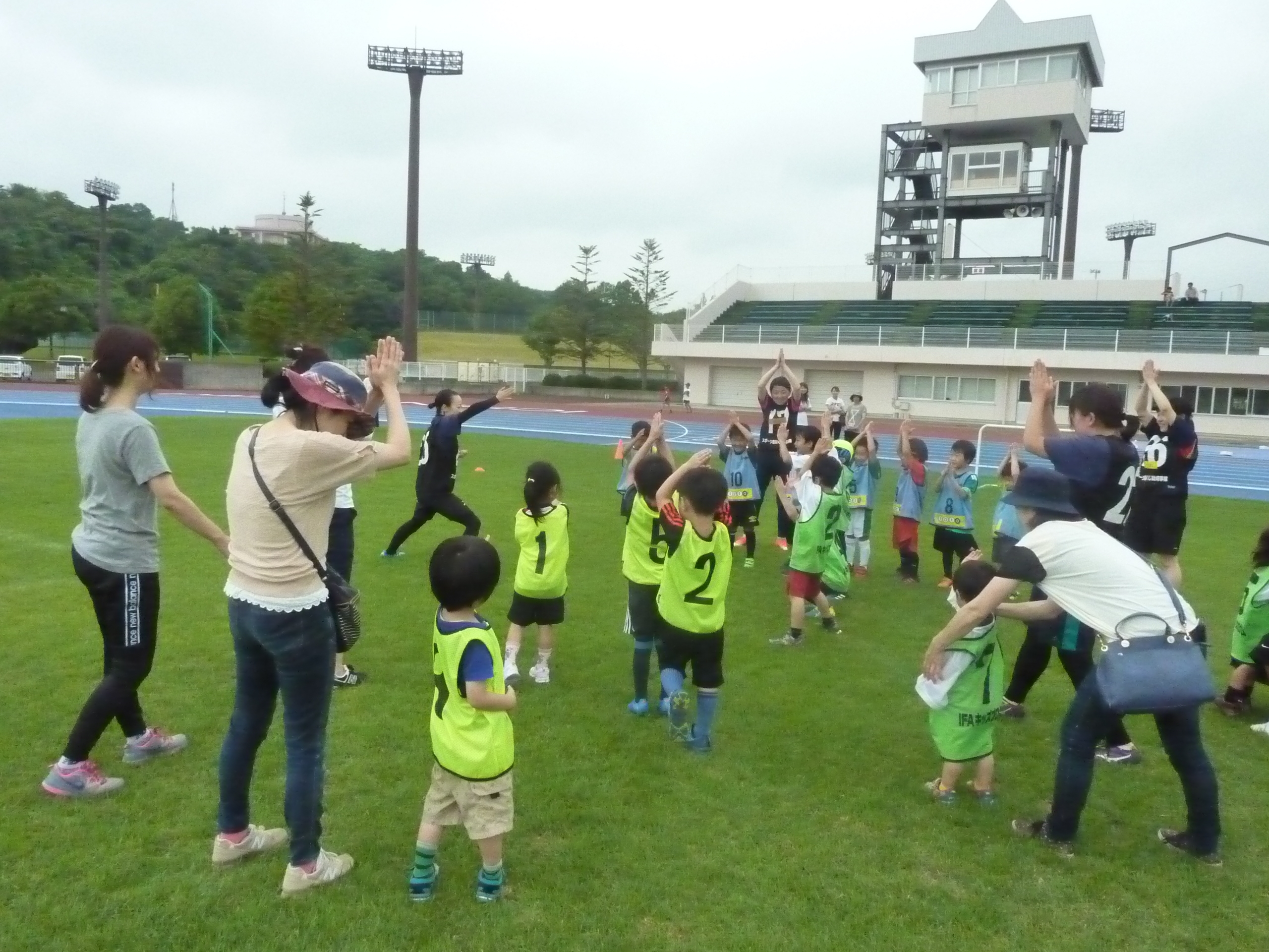 JFAキッズ（U-6/8/10）サッカーフェスティバル 岩手県一関市の一関運動公園陸上競技場に231人が参加！