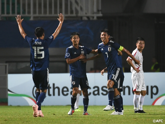 U-19 Japan National Team win opening match against DPR Korea - AFC U-19 Championship Indonesia 2018