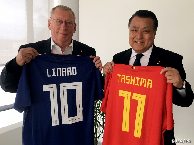 JFA signed on partnership with Royal Belgian Football Association