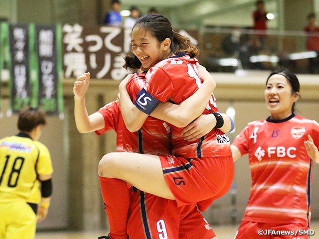 Defending Champions Fukui Maruoka RUCK wins two straight in opening day of JFA 15th Japan Women’s Futsal Championship