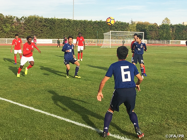 U-15 Japan National Team loses to England and finishes 3rd at Val-de-Marne U-16 International Friendly Tournament 2018