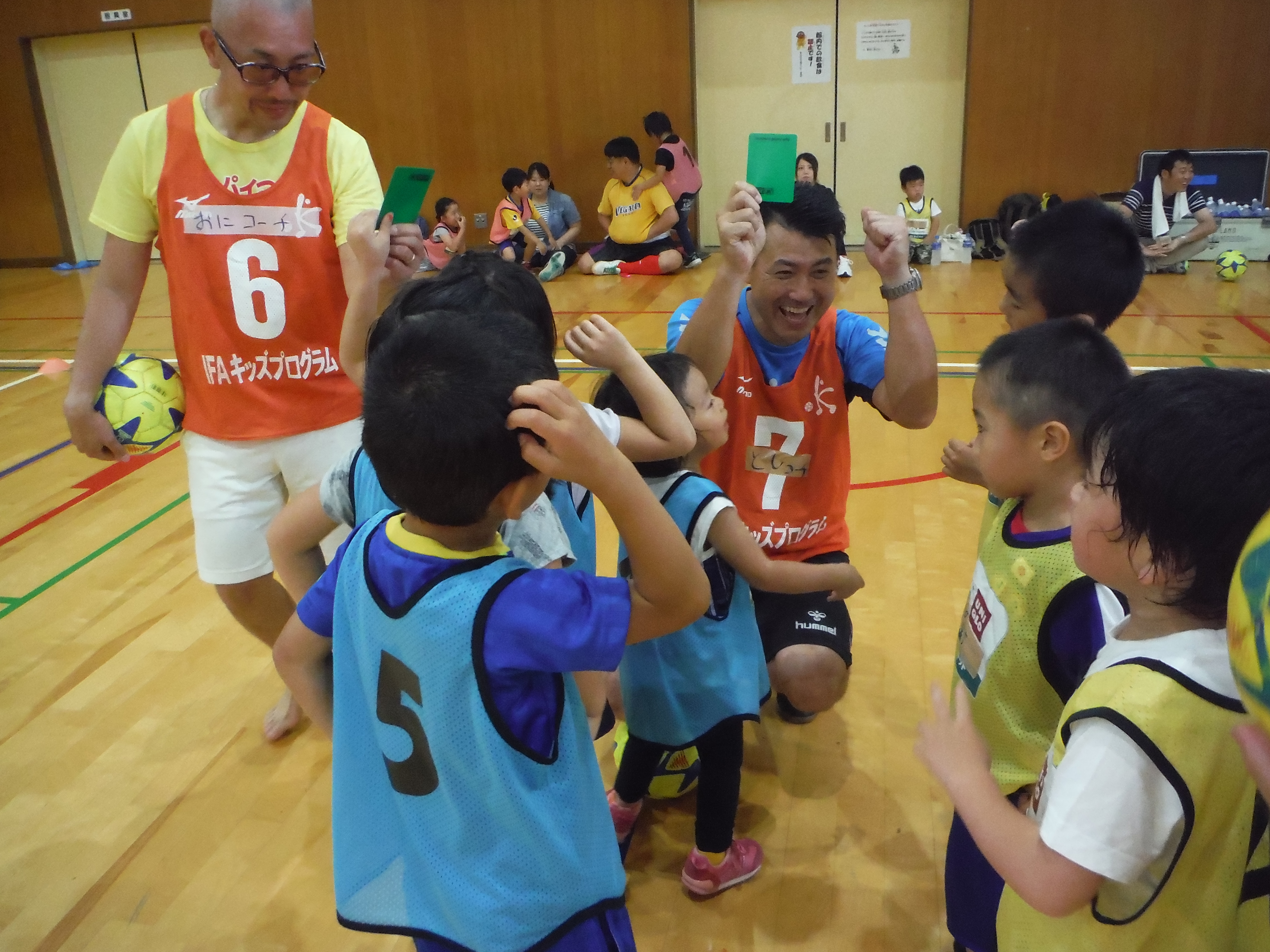 JFAキッズ（U-6/8/10）サッカーフェスティバル 岩手県普代村の普代浜園地キラウミに23人が参加！