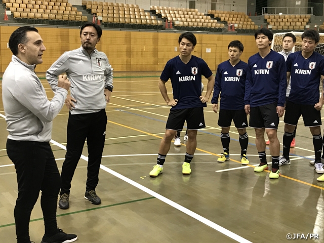 フットサル日本代表候補 茨城県鹿嶋市でトレーニングキャンプを開始