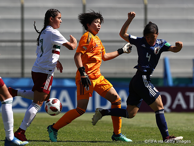 U-17 Japan Women's National Team draws with Mexico and reaches the quarterfinals at FIFA U-17 Women's World Cup Uruguay 2018