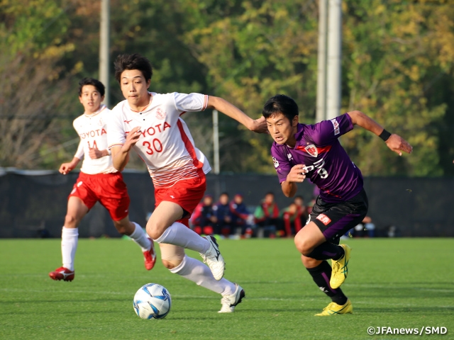 Nagoya scores 4 goals in win over league leader Kyoto to stay in contention for the league title at the 17th Sec. of Prince Takamado Trophy JFA U-18 Football Premier League WEST