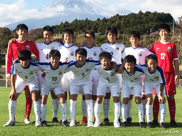 JFAアカデミー熊本宇城の選手が、2018JFAナショナルトレセンU-14地域対抗戦に参加