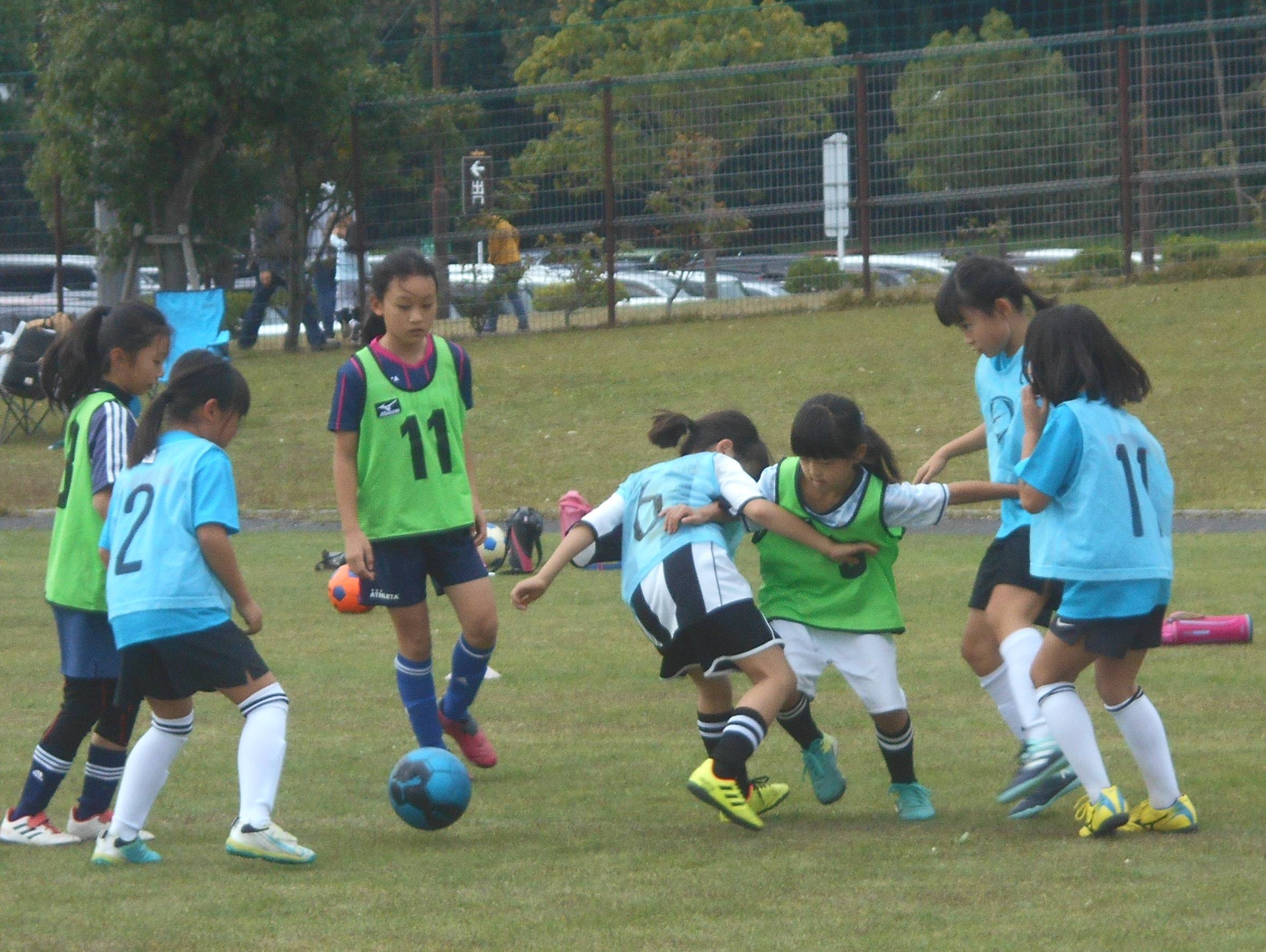 JFAガールズサッカーフェスティバル 千葉県市原市のちはら台多目的広場に370人が参加！