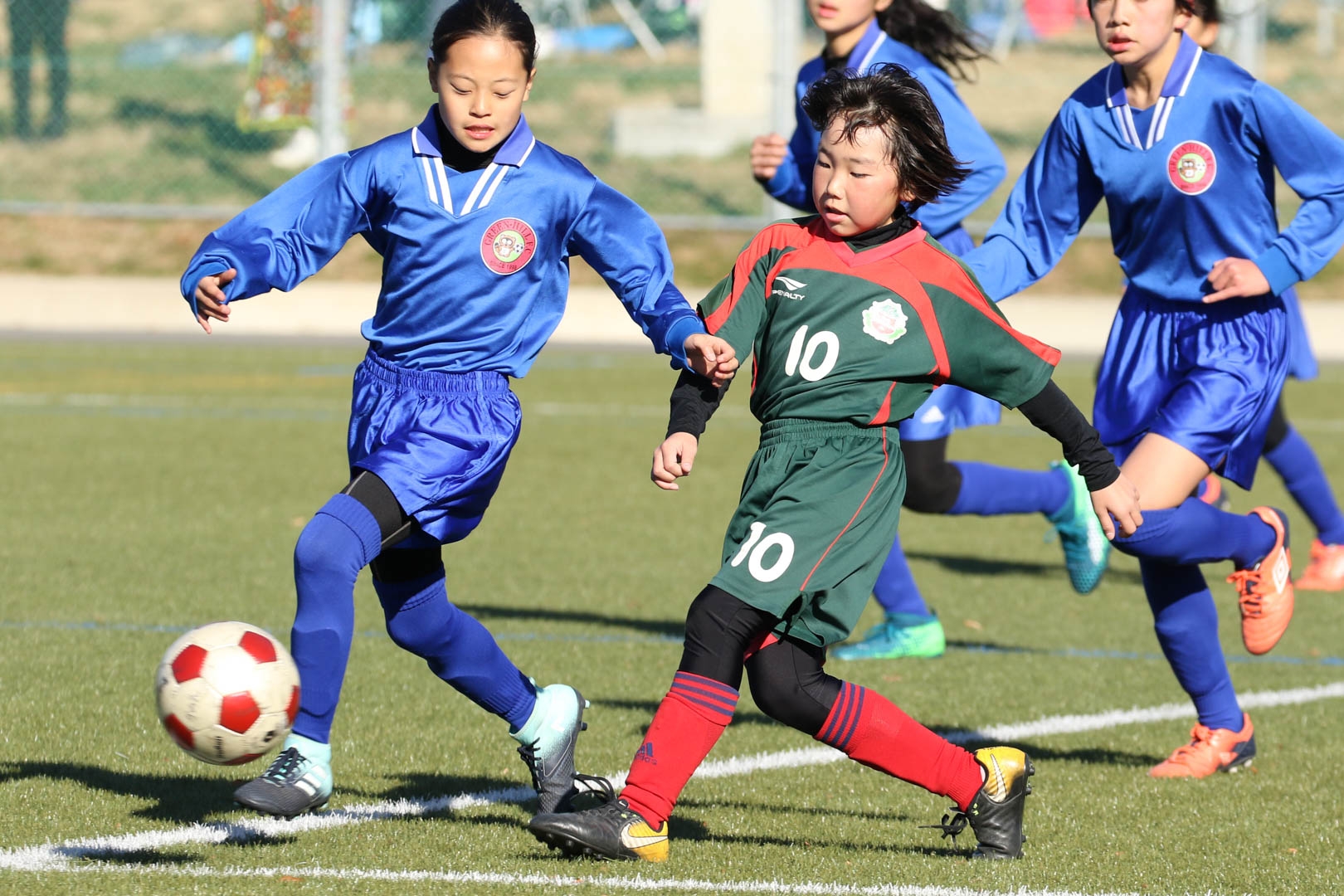 JFAレディース／ガールズサッカーフェスティバル 長野県塩尻市の塩尻市中央スポーツ公園に110人が参加！