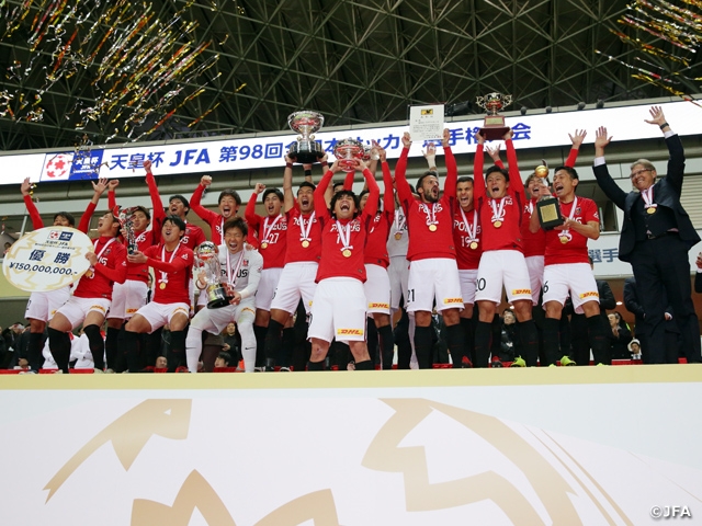 Urawa wins against Sendai at the 98th Emperor's Cup Final to earn 7th title, first in 12 years