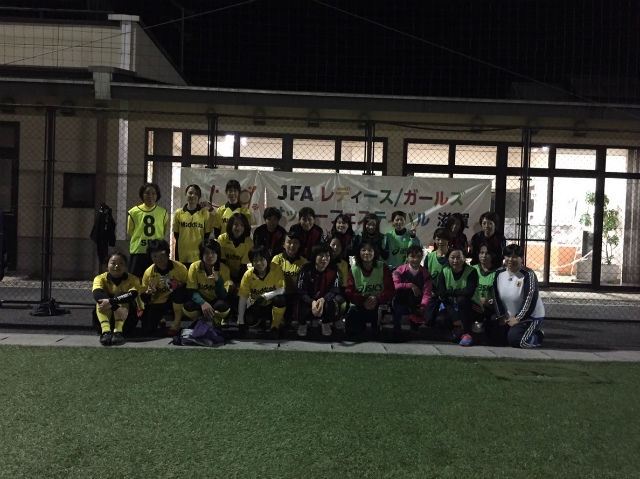 JFAレディースサッカーフェスティバル 滋賀県守山市の野洲川歴史公園サッカー場ビッグレイクに33人が参加！