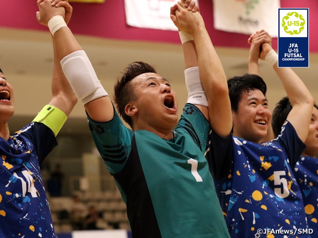 「フットサルで選択肢が広がった」坂桂輔選手（エスポラーダ北海道／Ｆリーグ選抜）が出場選手にエールを送る　JFA 第24回全日本U-15フットサル選手権大会