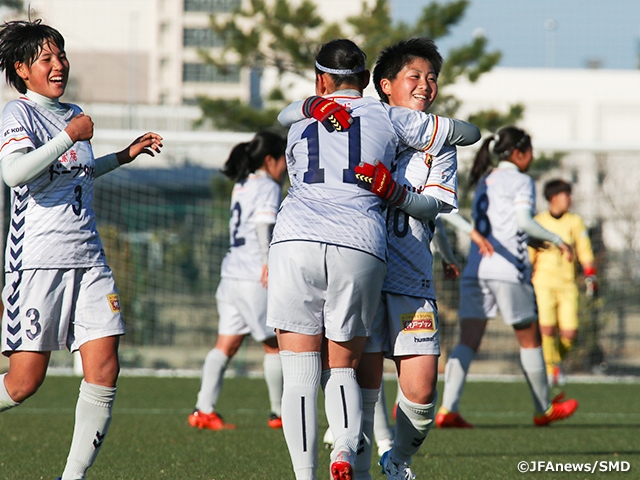 ノジマ、I神戸などベスト4が出そろう　JFA 第22回全日本U-18 女子サッカー選手権大会 JOC ジュニアオリンピックカップ