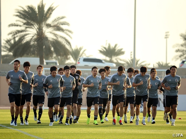 SAMURAI BLUE、乾選手と塩谷選手合流で23人揃って練習～AFCアジアカップUAE2019（1/5～2/1）～