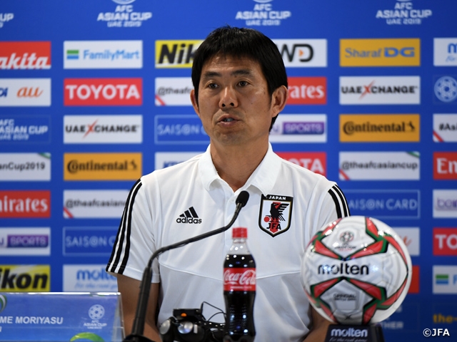 Coach Moriyasu of SAMURAI BLUE shares aspiration to “Fight through with persistency” ahead of match against Saudi Arabia – AFC Asian Cup UAE 2019 (1/5-2/1)