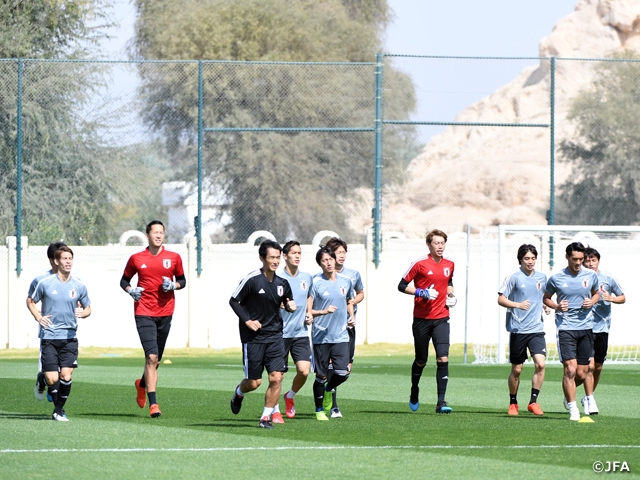 SAMURAI BLUE trains ahead of Final against Qatar – AFC Asian Cup UAE 2019 (1/5-2/1)