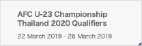 AFC U-23 Championship Thailand 2020 Qualifiers