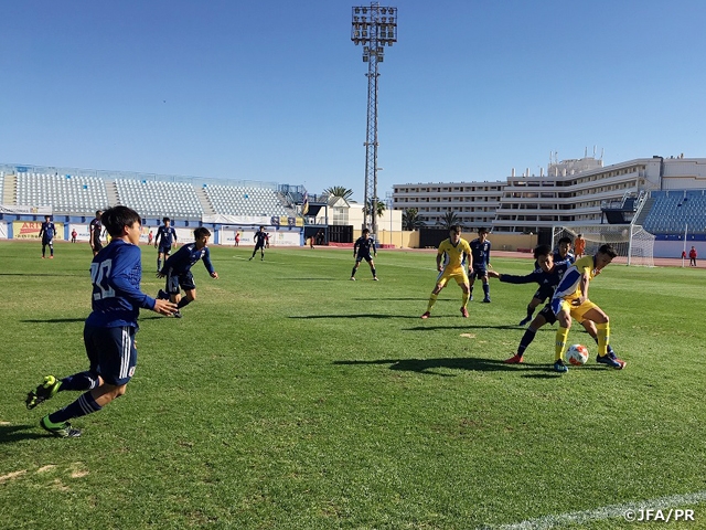 U-18日本代表スペイン遠征 大会初戦を勝利で飾る～U-19 International Tournament 