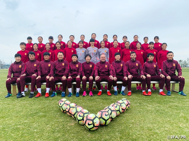 U-16 China PR Women's National Team holds training camp at J-GREEN Sakai (1/20-31)