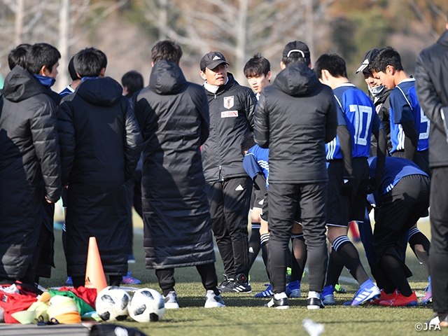 U-15日本代表が福島県Jヴィレッジでのトレーニングキャンプを終了