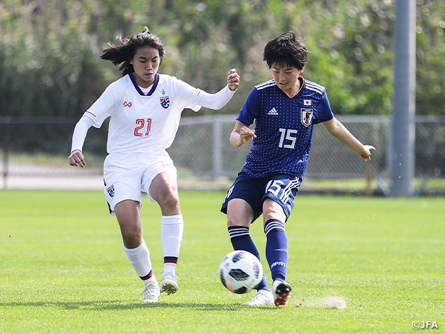 U-19 Japan Women's National Team wins 1st match at JENESYS 2018 Japan-ASEAN U-19 Women Football Tournament