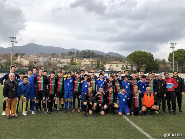 JFA Academy Fukushima Boy's Entrance Class of 2014 conducts Italy Tour