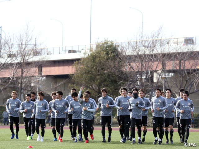 SAMURAI BLUE、柴崎選手ら合流で全員で練習～キリンチャレンジカップ2019～