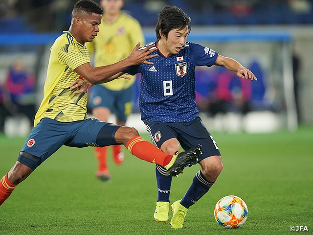 SAMURAI BLUE suffers first shutout loss under the Coach Moriyasu regime at KIRIN CHALLENGE CUP 2019 (3/22 ＠Kanagawa vs Colombia National Team)