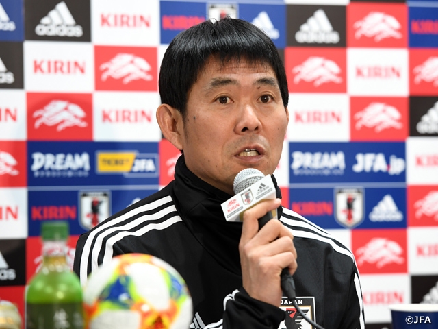 SAMURAI BLUE’s Coach Moriyasu seeks for victory and improved teamwork in match against Bolivia National Team - KIRIN CHALLENGE CUP 2019 (3/26 @Hyogo)