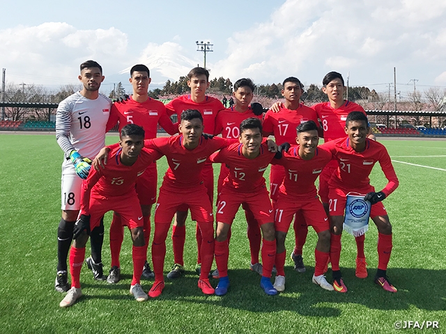 U-22 Singapore National Team holds training camp at Gotemba (3/7-18)