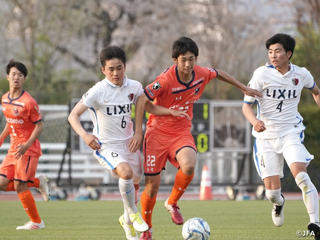 Shoshi and Aomori Yamada starts new season with a victory, while Omiya upsets Kashima at the 1st Sec. of Prince Takamado Trophy JFA U-18 Football Premier League EAST