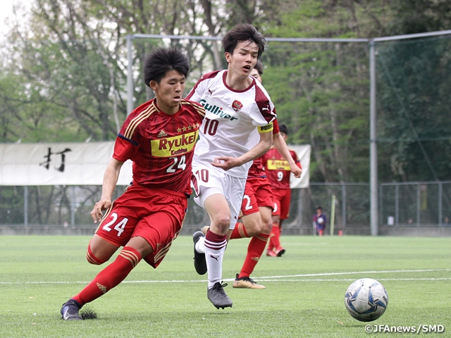 Ryutsu Keizai earns sweeping victory over Shoshi at the 2nd Sec. of Prince Takamado Trophy JFA U-18 Football Premier League EAST