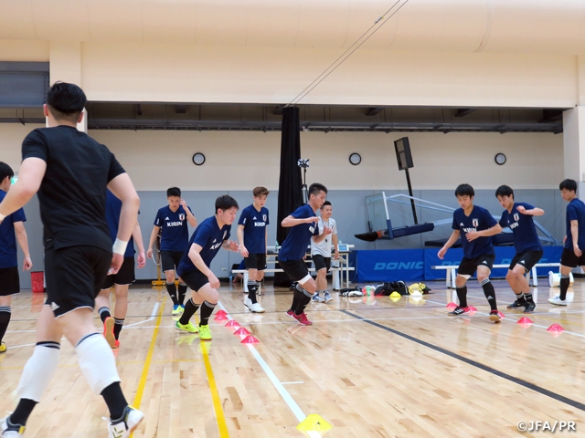 U-20フットサル日本代表　2019 CTFA U20 Futsal Invitationに向けてチャイニーズ・タイペイでキャンプを開始