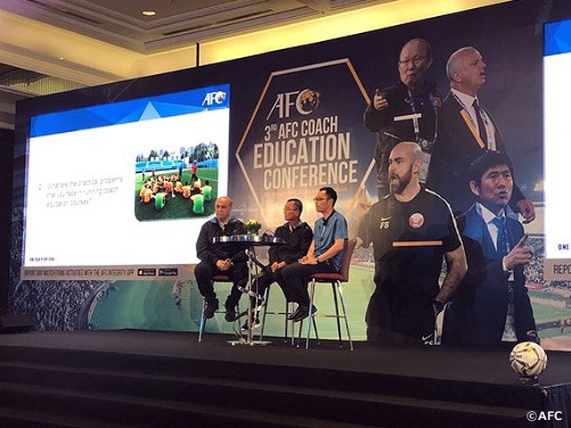 JFA’s Mr. Kimura and Mr. Kawamata attends AFC Coach Education Conference