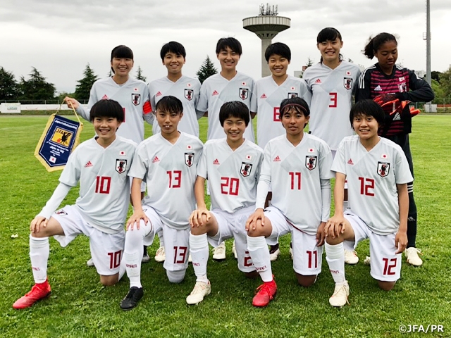 U-16 Japan Women's National Team wins over Italy in their first match of the 4th Delle Nazioni Tournament