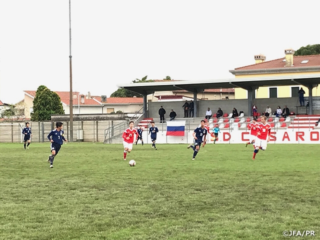 U-15日本代表、ロシアに勝利してグループ首位通過 ～第16回デッレナツィオーニトーナメント～