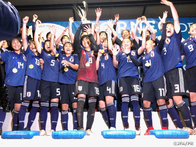 U-16 Japan Women's National Team crowned as Champions at the 4th Delle Nazioni Tournament