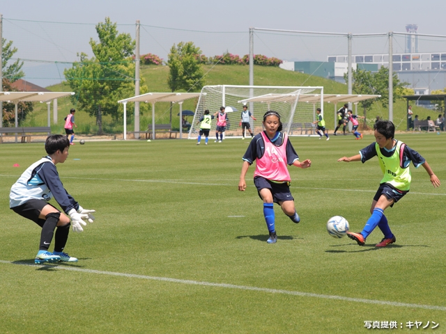 キヤノン ガールズ・キャンプ JFAエリートプログラム女子U-13 トレーニングキャンプ 3日目が終了