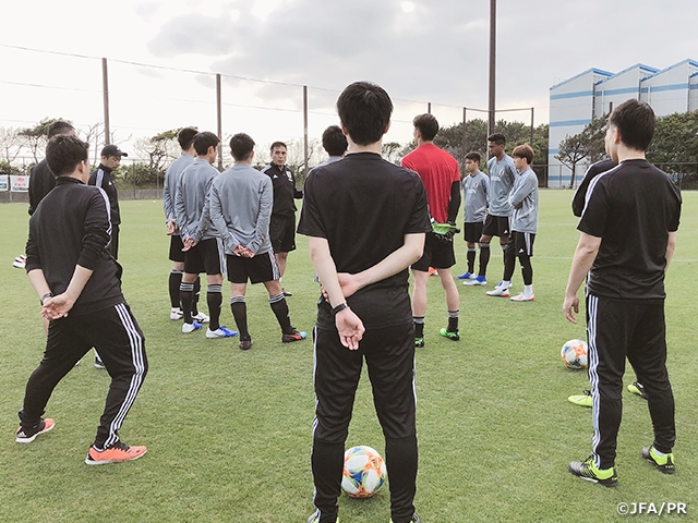 U-20 Japan National Team starts final preparation camp in Japan ahead of the FIFA U-20 World Cup Poland 2019