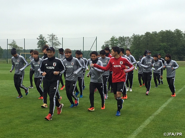 U-20 Japan National Team arrives at Poland for the FIFA U-20 World Cup Poland 2019