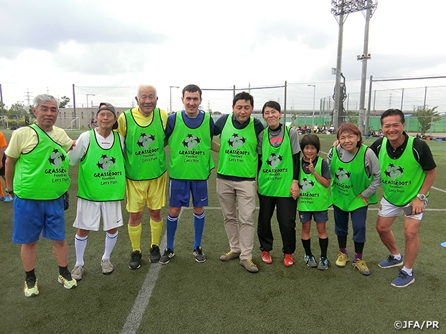 AFCグラスルーツフットボールデーを記念し、千葉県でウォーキングフットボールを開催