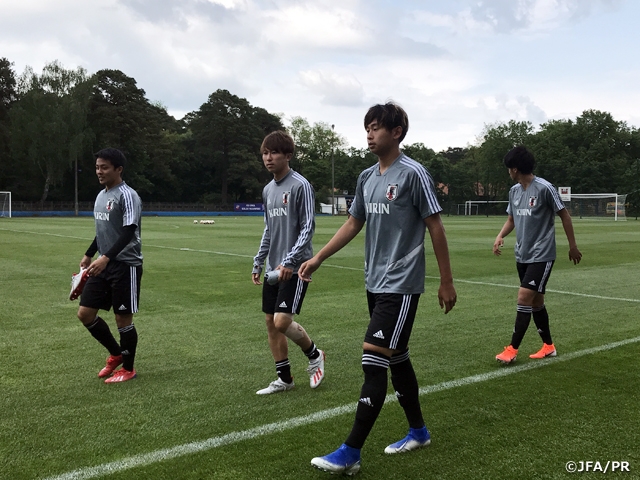 U-20 Japan National Team conducts training session to prepare for first match of the FIFA U-20 World Cup Poland 2019