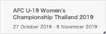 AFC U-19 Women's Championship Thailand 2019