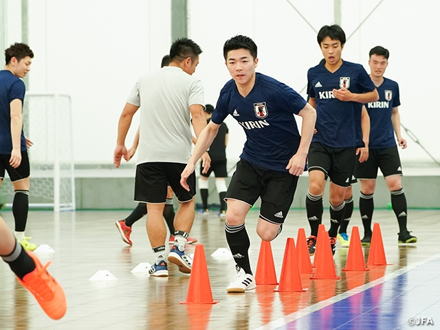 U-20フットサル日本代表候補　AFC U-20フットサル選手権2019に向けてトレーニングキャンプを開始