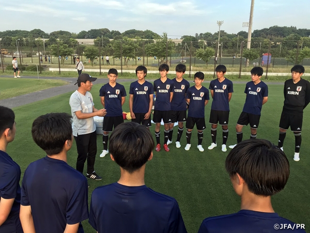 U-15日本代表候補、アスリートチェックと千葉でのトレーニングキャンプを終了