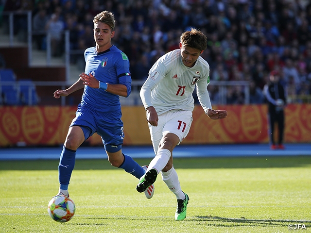 U-20 Japan National Team advances to Round of 16 with draw against Italy at the FIFA U-20 World Cup Poland 2019