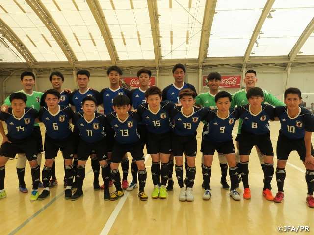 U-20フットサル日本代表候補　AFC U-20フットサル選手権2019に向けたトレーニングキャンプを終了